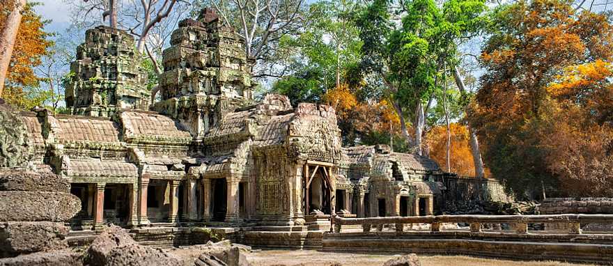 Temple in Angkor Wat complex, Cambodia