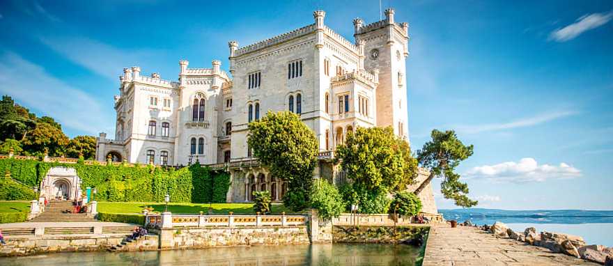 Miramare Castle in Trieste, Italy