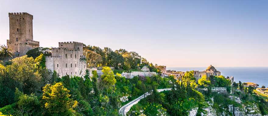 Castello di Venere in Erice, Sicily, Italy