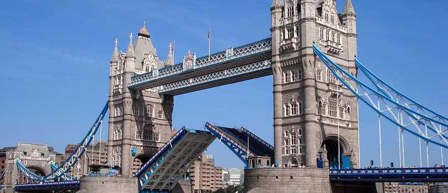 Tower Bridge in London, England