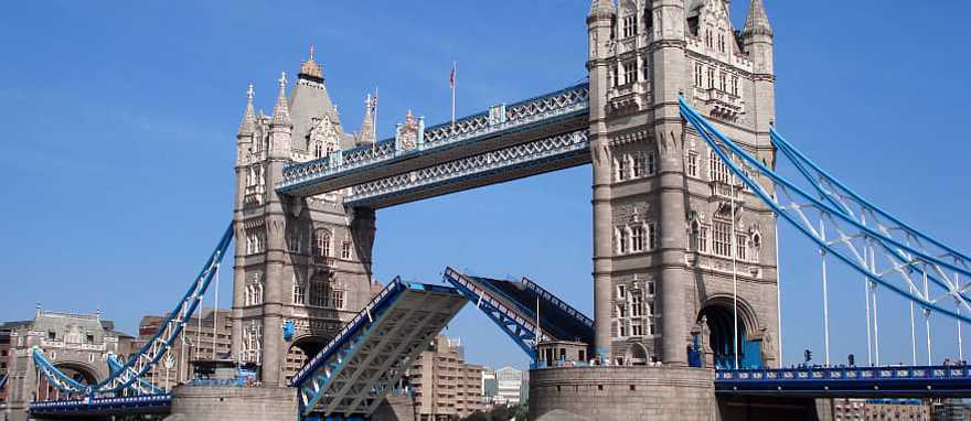 Tower Bridge in London, England