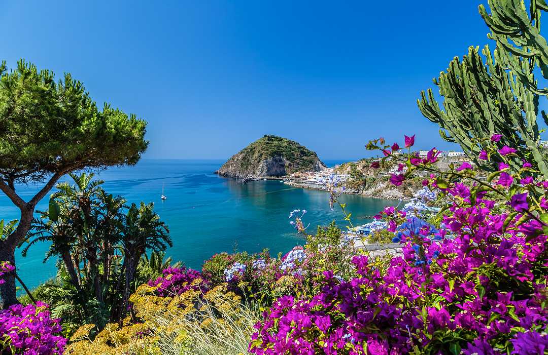 Sant'Angeli village on the Tyrrhenian sea, Ischia, Italy