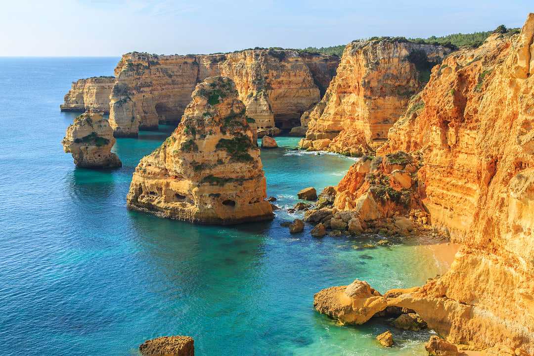 Praia da Rocha in Algarve, Portugal