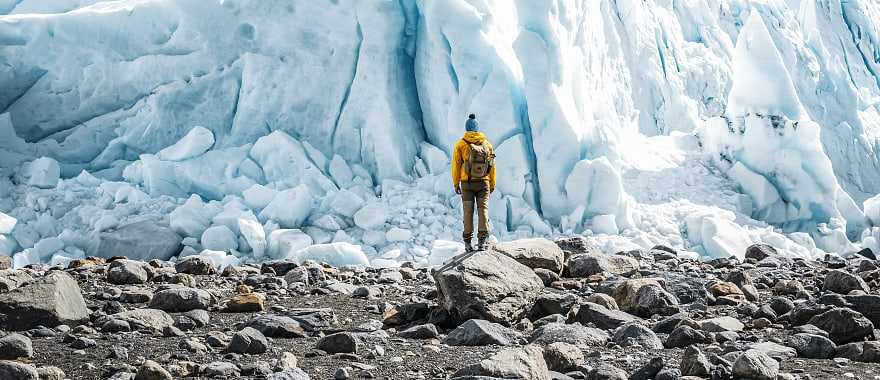 Perito Moreno glacier in Patagonia, Argentina.