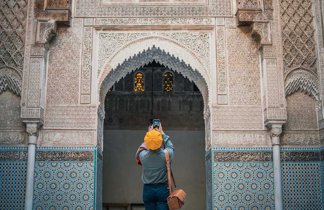 Mosque Bou Inania in Fez, Morocco 
