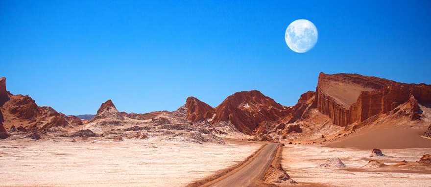 Moon Valley in Chile's Atacama Desert