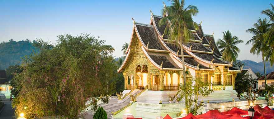 The ancient temple of Wat Xieng Thong in Laos