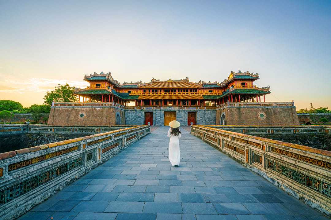 The Hue Citadel in Hue, Vietnam