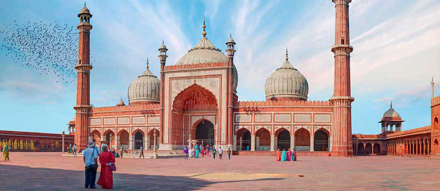 Jama Masjid Mosque in Delhi, India