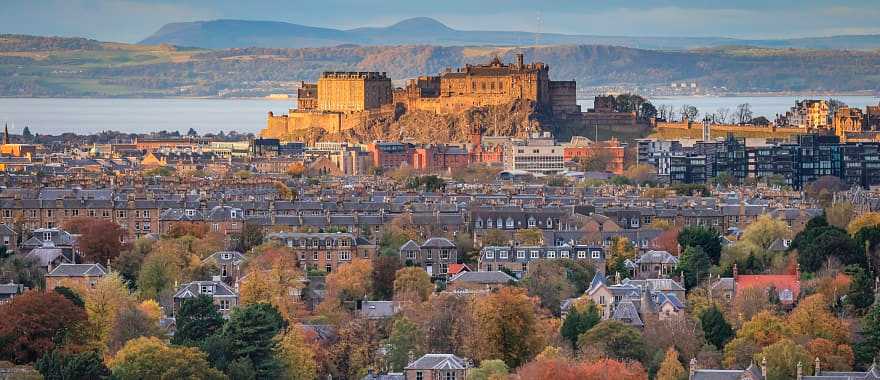 Edinburgh Castle in Scotland