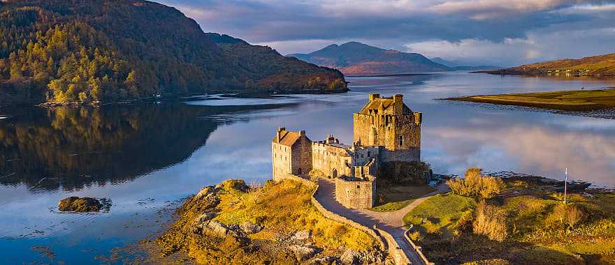 Eilean Donan Castle in the Scottish Highland, United Kingdom