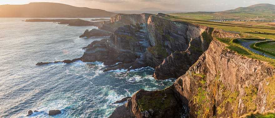 Kerry Cliffs along the Ring of Kerry in Ireland