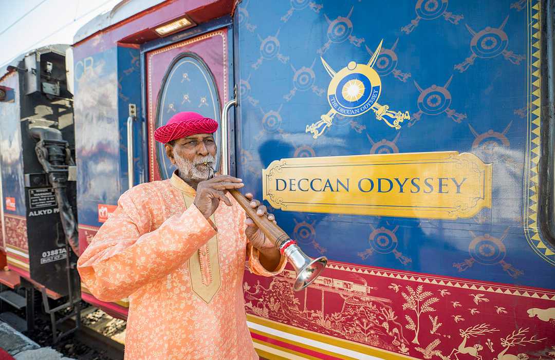 A Cultural Welcome Aboard the Deccan Odyssey Luxury Train