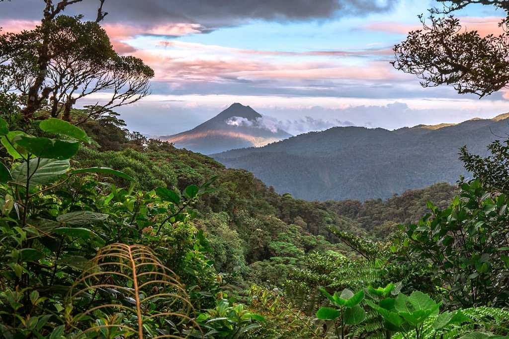 Arenal Volcano seen from Monteverde, Costa Rica