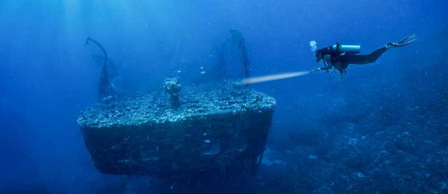 Scuba diving the Aegean Sea in Greece