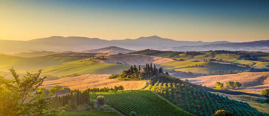 Val d'Orcia in Tuscany, Italy