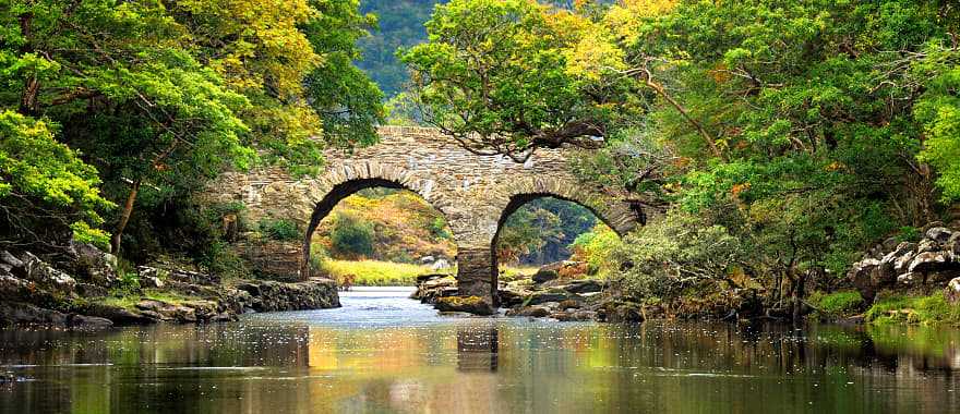 Old Weir Bridge near Muckross House and Gardens in Killarney National Park