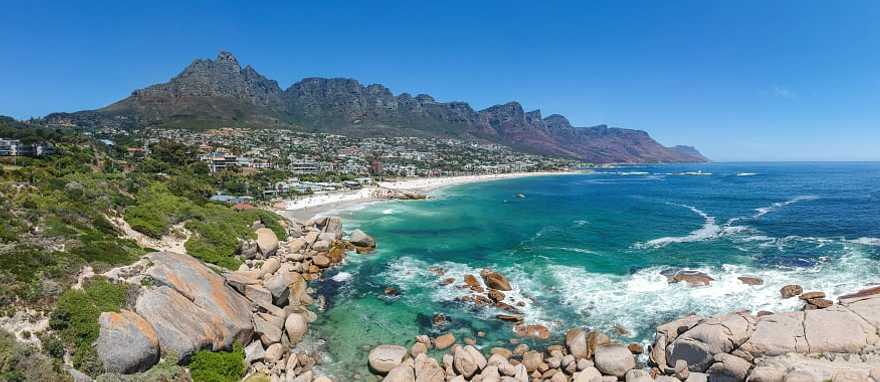 Scenic view of Camp's Bay South Africa Camps Bay in Cape Town, South Africa