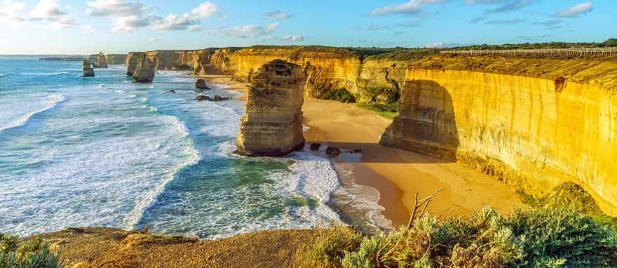 The Twelve Apostles at sunset in Australia