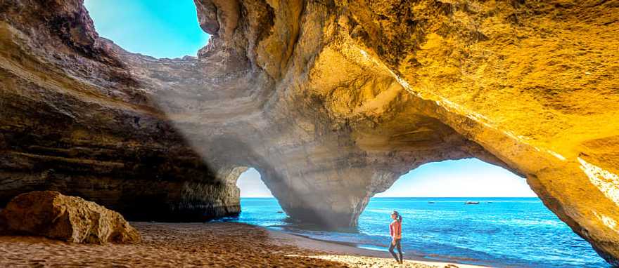 Benagil cave in Portimao, Portugal