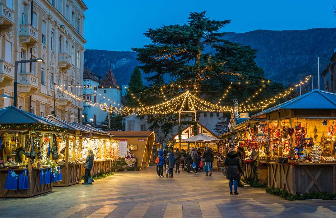 Christmas market in Merano, Italy Christmas market in Merano, Italy