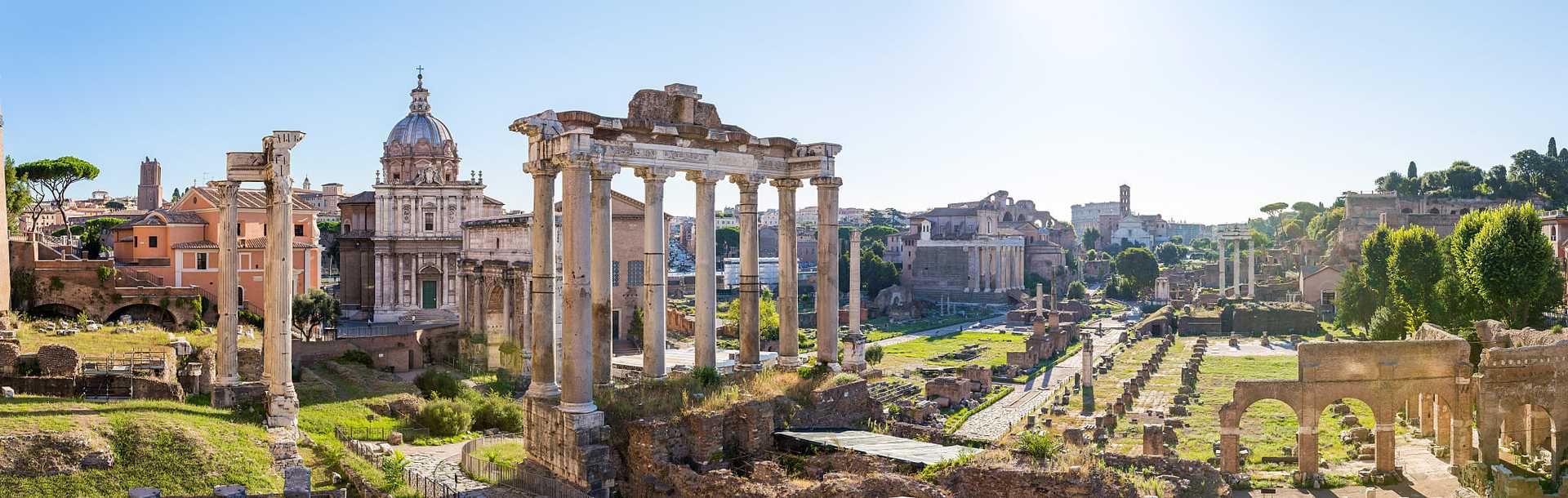 The Roman Forum in Rome, Italy