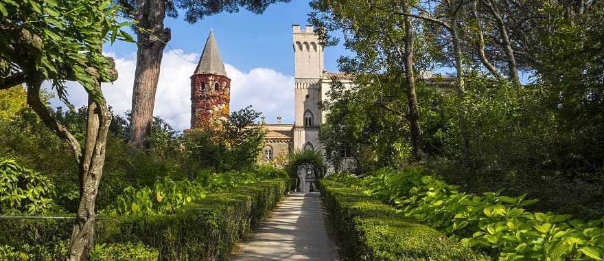 Villa Cimbrone gardens in Ravello on Italy's Amalfi Coast