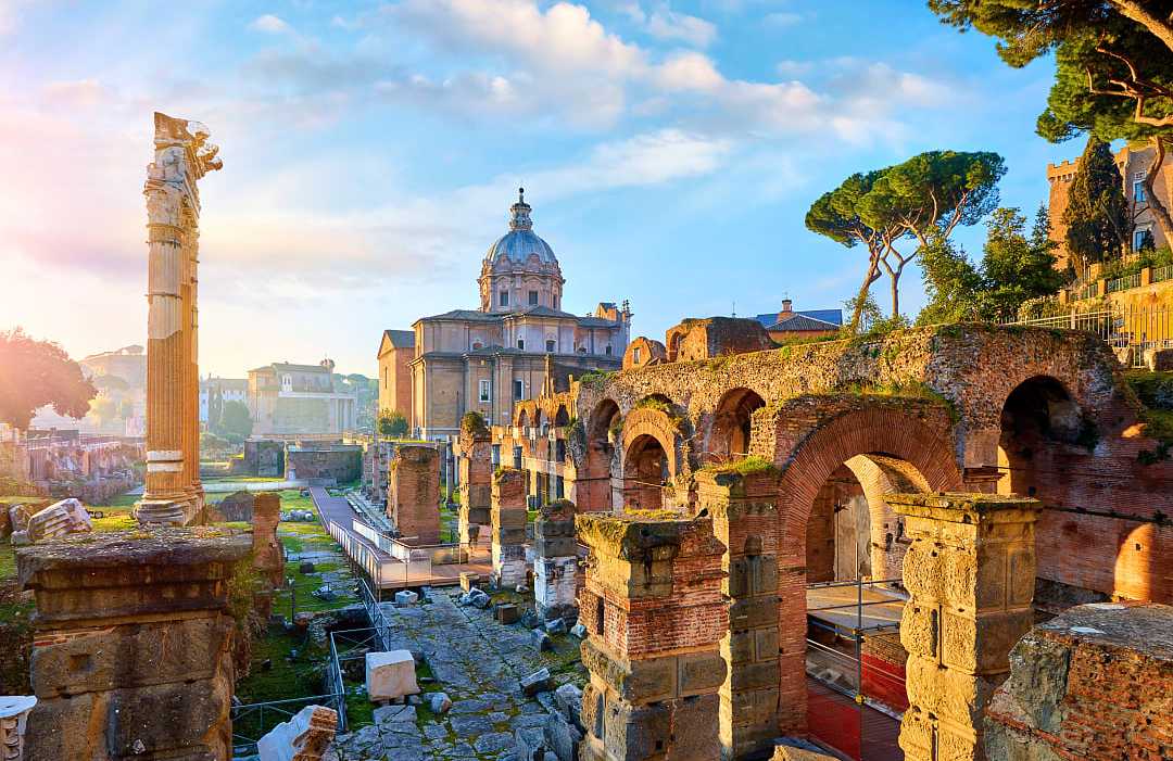 Roman Forum in Italy