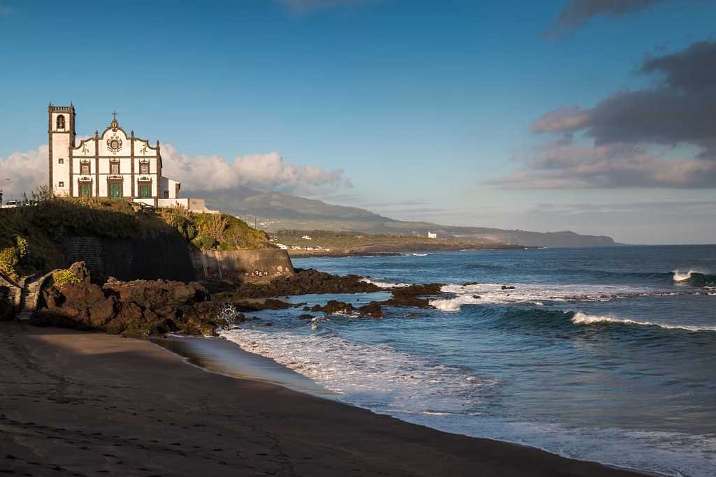 Beach at Sao Rogue, Sāo Miguel Island, Azores