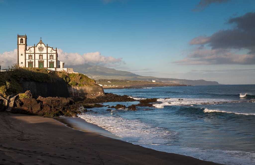 Beach at Sao Rogue, Sāo Miguel Island, Azores