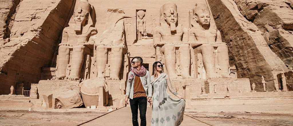 Great Temple of Ramses II at Abu Simbel in Aswan, Egypt. Great Temple of Ramses II at Abu Simbel in Aswan, Egypt.