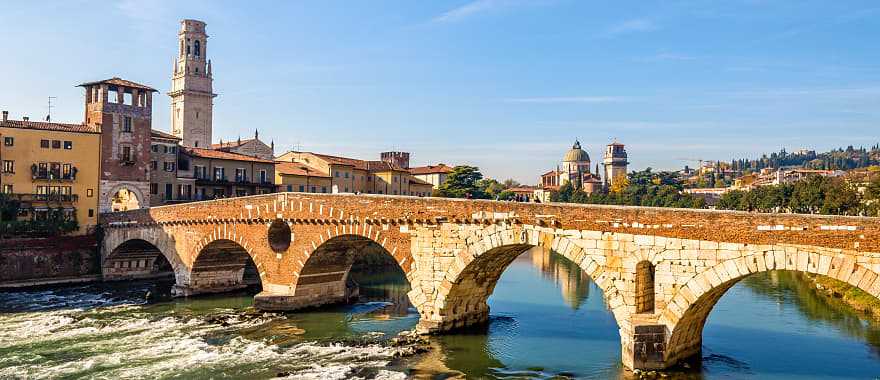 View of Florence, Italy with the Cathedral of Santa Maria del Fiore as the focal point