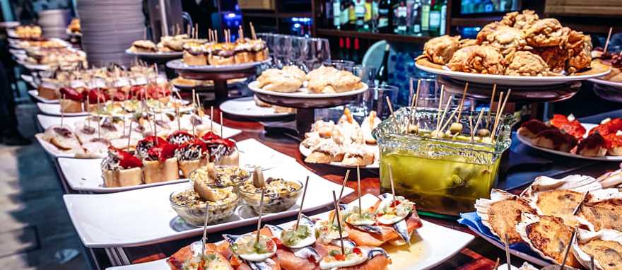 Pintxos in San Sebatian, Spain