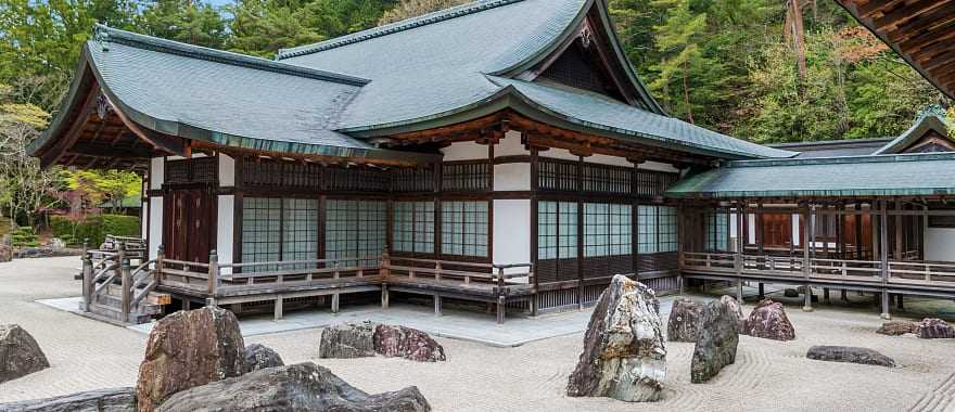 Buddhist community of Mount Koya in Koyasan, Japan