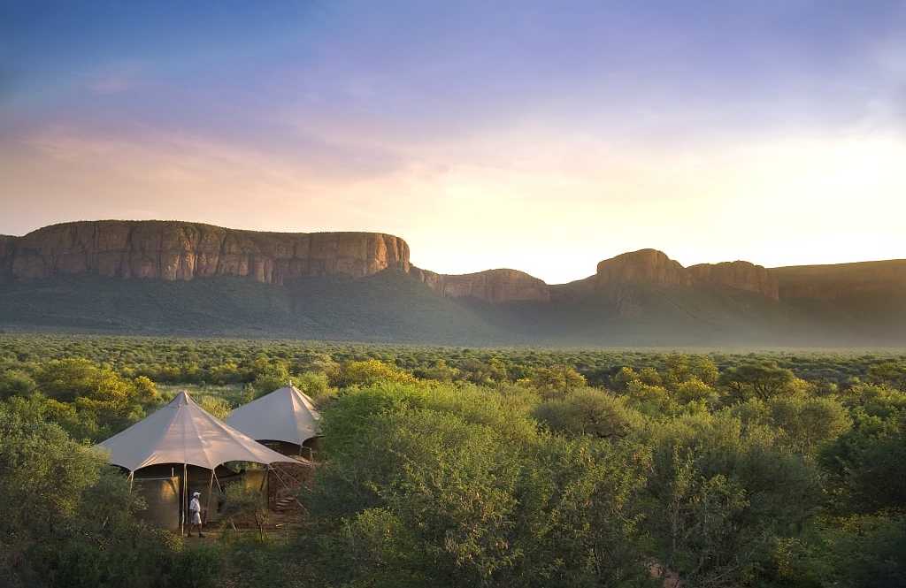 Tented suite at Marataba Safari Lodge in South Africa
