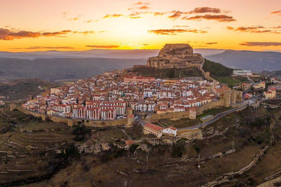 Medieval walled town of Morella, Spain