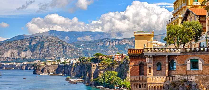 The coast of Sorrento in Italy