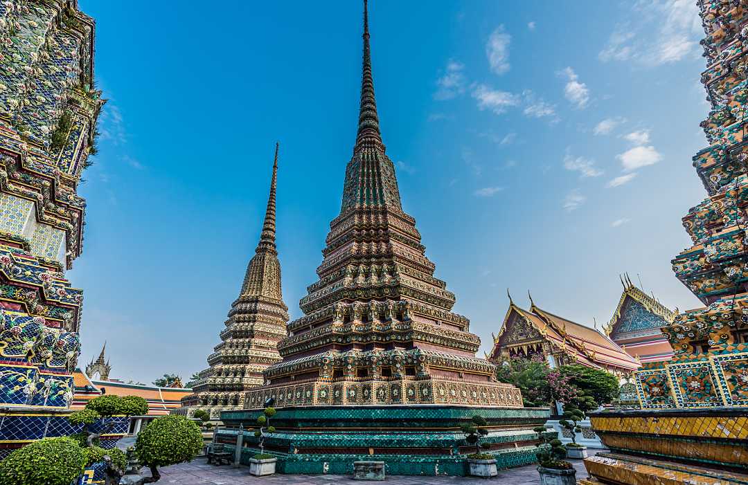 Wat Pho Temple in Bangkok, Thailand