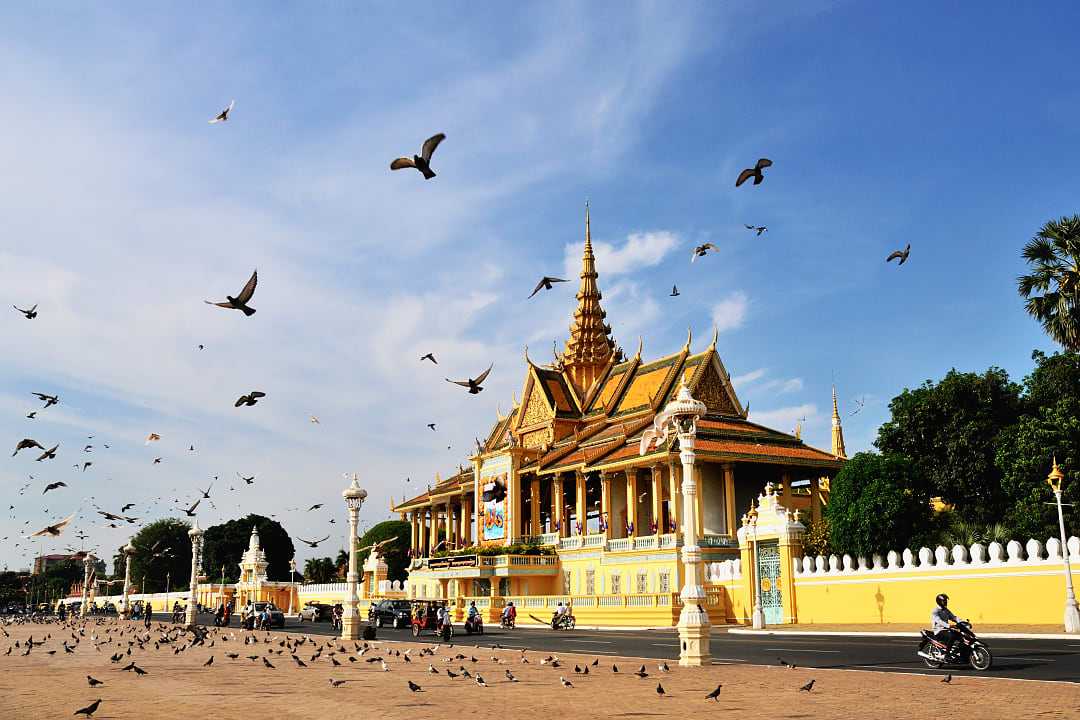 The Chanchhaya Pavilion of Royal Palace in Phnom Penh, Cambodia