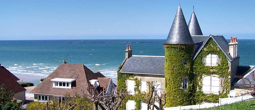 Norman Manor in English Channel, Normandy, France