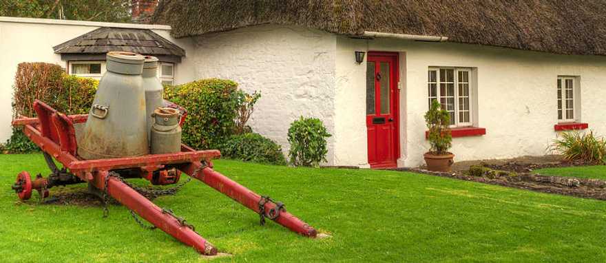 Authentic Limerick houses, will help you feel the atmosphere of real Ireland