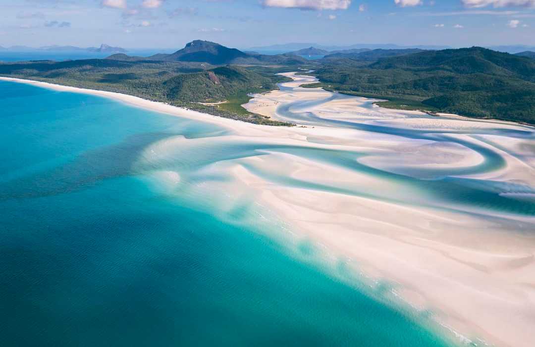Hill Inlet at Whitehaven Beach, Australia