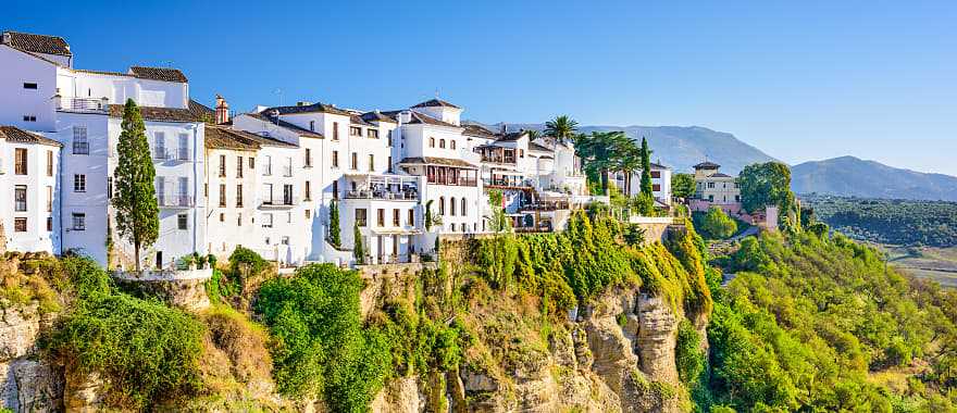 Moorish pueblos blancos in Ronda, Spain