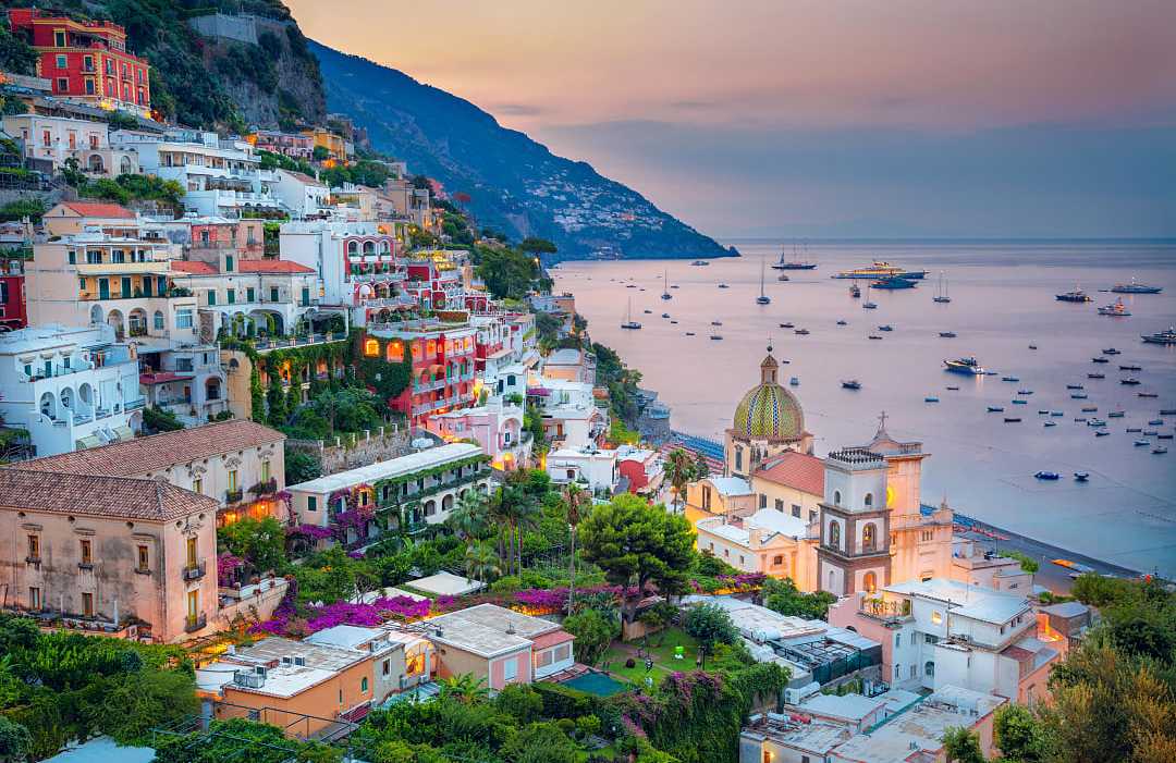 Positano on the Amalfi Coast, Italy