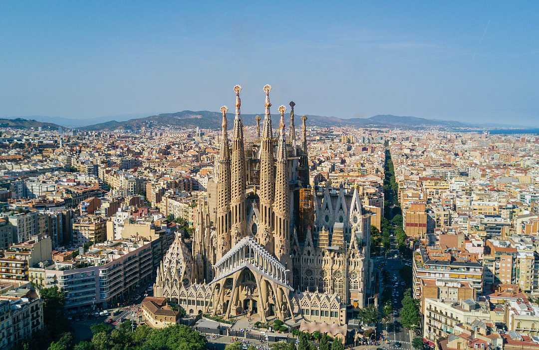Sagrada Familia in Barcelona, Spain