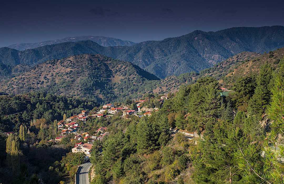 Troodos Mountains, Cyprus. 