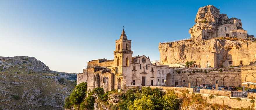 Ancient town of Matera in Italy