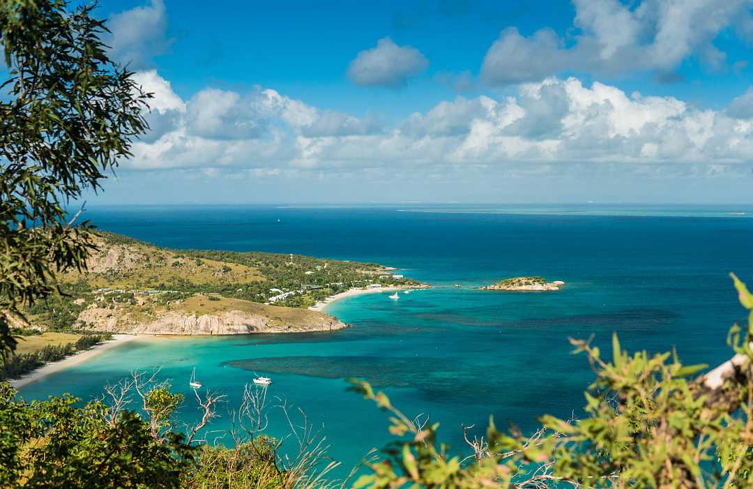 View from Cook's Lookout on Lizard Island, Australia.  Photo courtesy of Lizard Island Resort