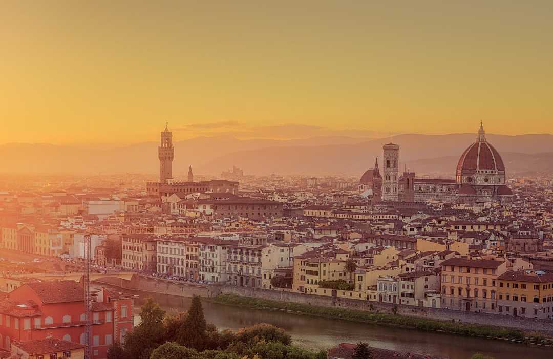 View of Florence from Piazzale Michelangelo, Tuscany, Italy. View of Florence from Piazzale Michelangelo, Tuscany, Italy.