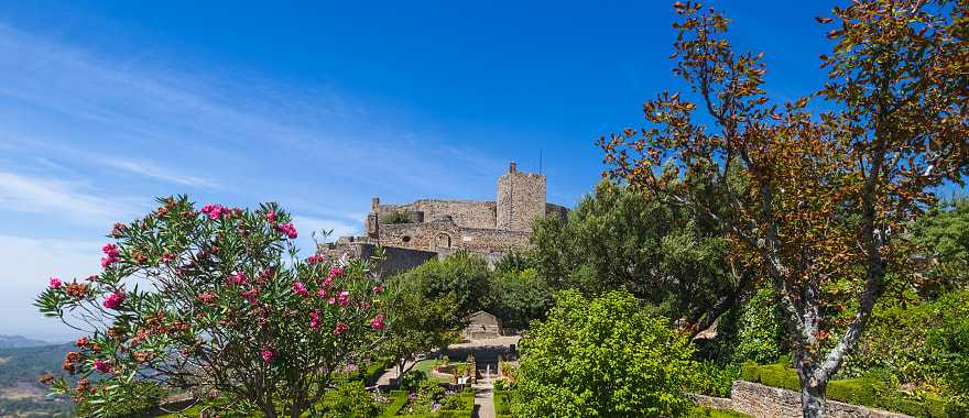 Fortress and gardens in Marvao, Portugal